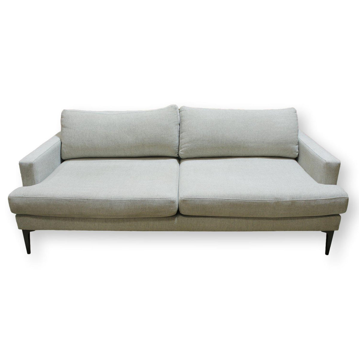 West Elm Pewter Twill Sofa
