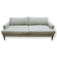 West Elm Pewter Twill Sofa