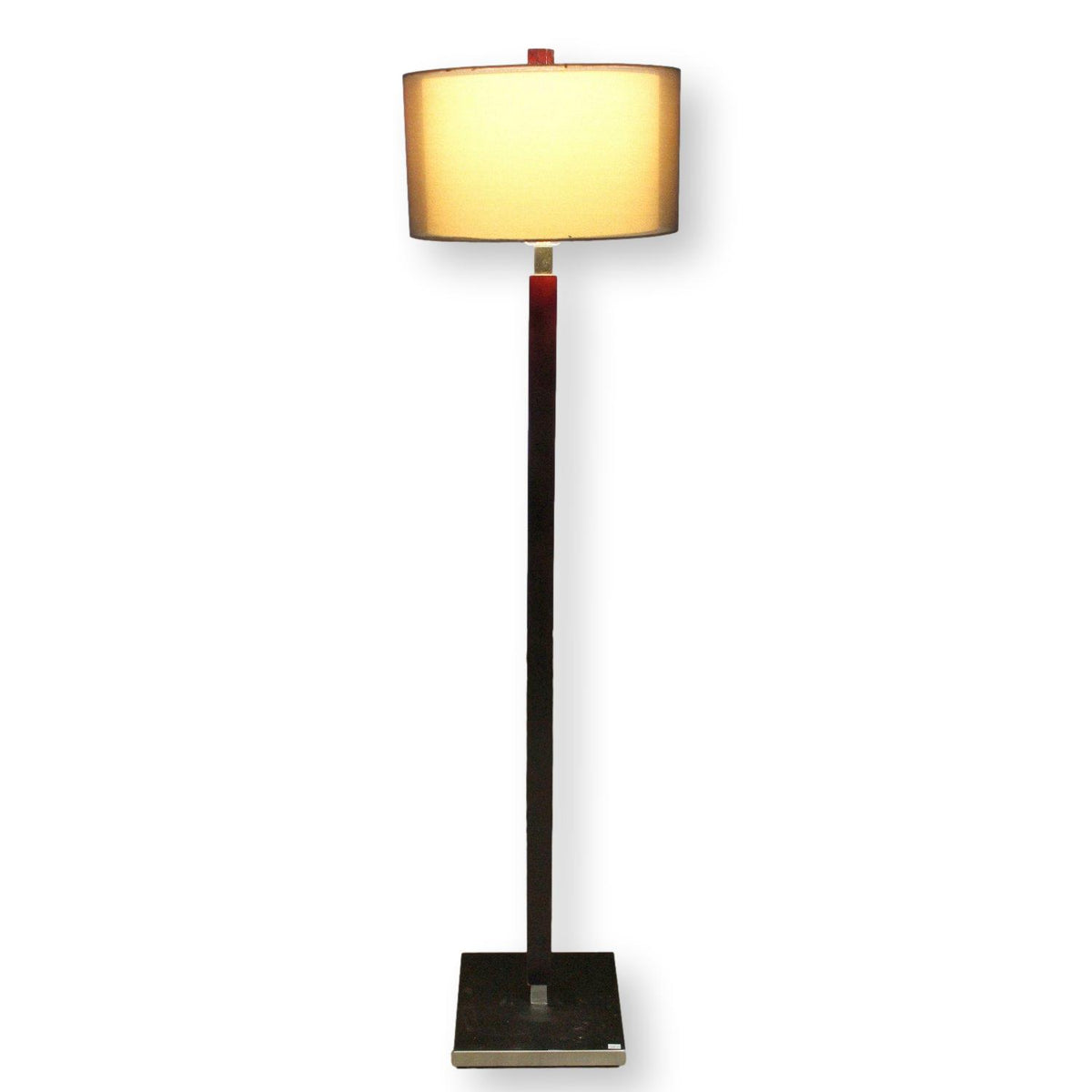 Wood & Steel Floor Lamp