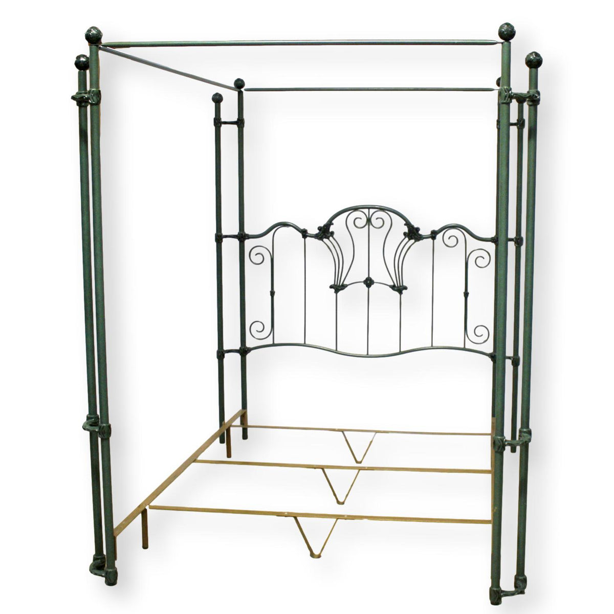 Queen Size Iron Canopy Bed