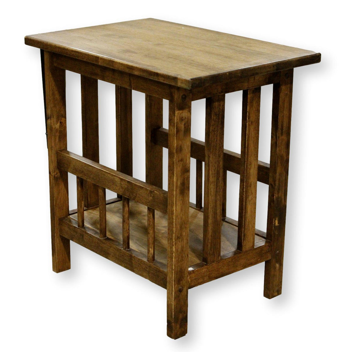 Narrow End Table w/Shelf Below
