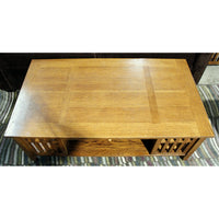 Mission Oak Coffee Table w/Pull-Out Surface