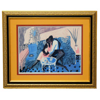 Framed Print 'The Lovers' by Jacob Lawrence