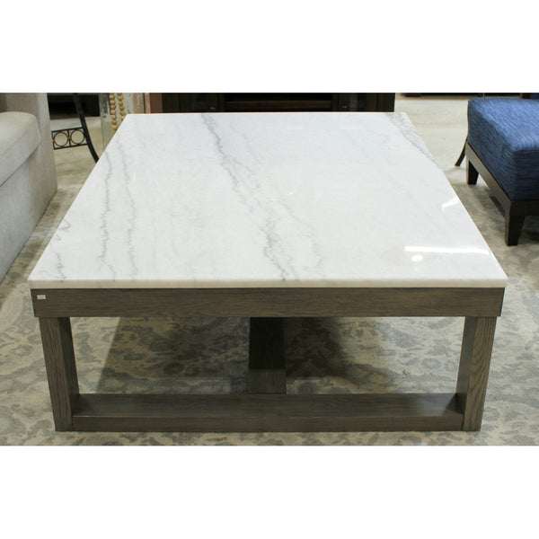 Ashely 'Loyaska' Large Square Marble Top Coffee Table