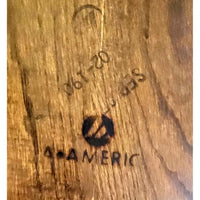 A-America Oval Oak Dining Table w/6 Spindle Chairs