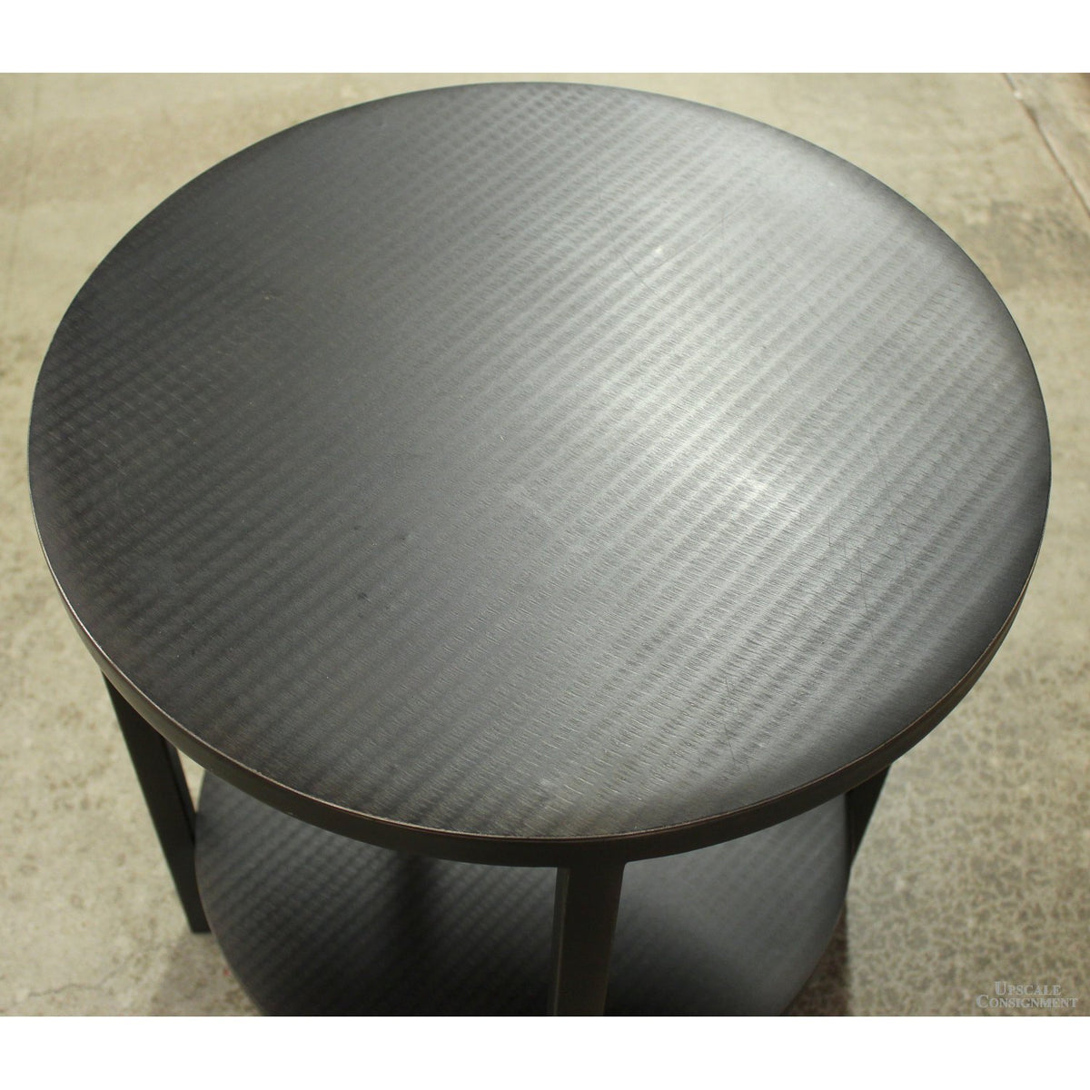 Round Metal Accent Table