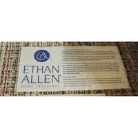 Ethan Allen Mixed Tweed Tan Sofa