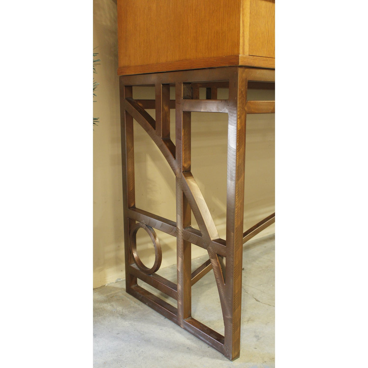 Stanley Furniture Inlaid Wood & Metal Sideboard