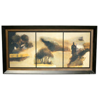 Framed Treescape Painting on Canvas