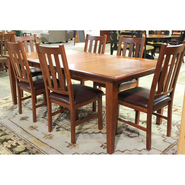 West Point Woodworking Amish Dining Table w/6 Chairs