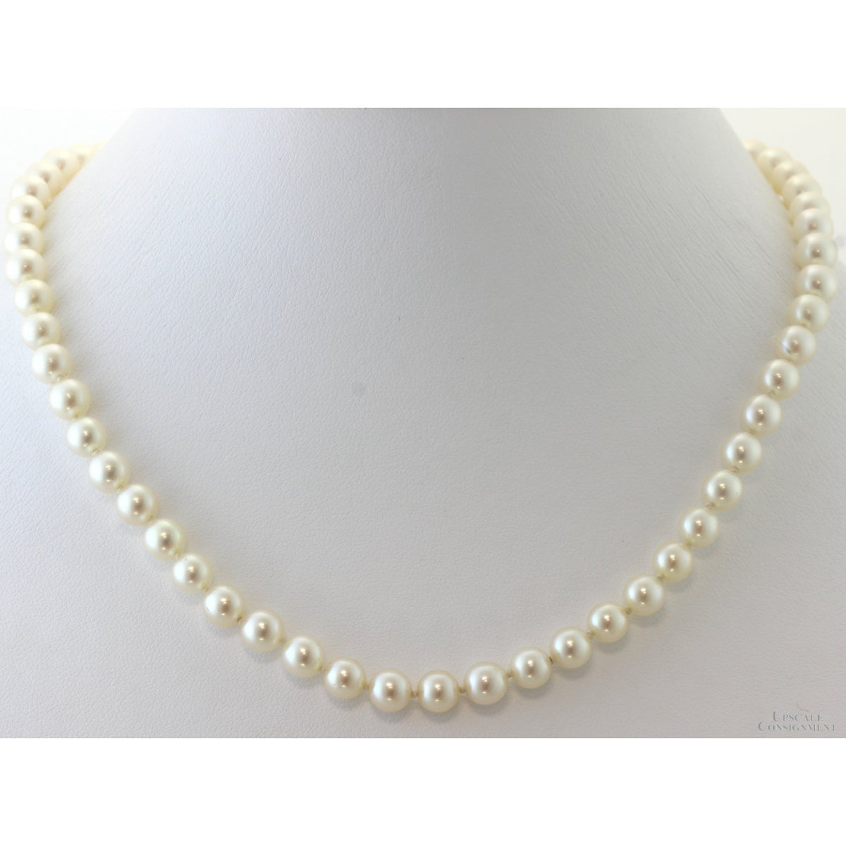 Vintage Mikimoto Hand-Knotted Cultured Akoya Pearl Necklace