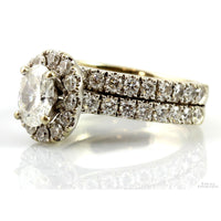 Neil Lane 2.00ctw Diamond Engagement & Wedding 14K Gold Ring Set