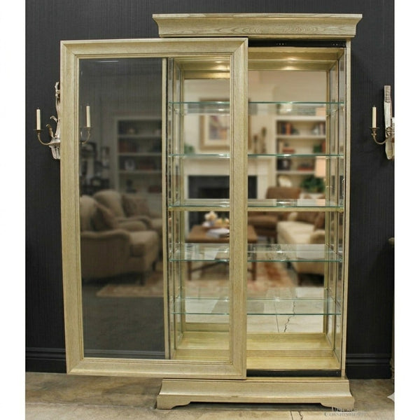 Home Meridian Int'l. 84'' Sliding Door Curio Cabinet