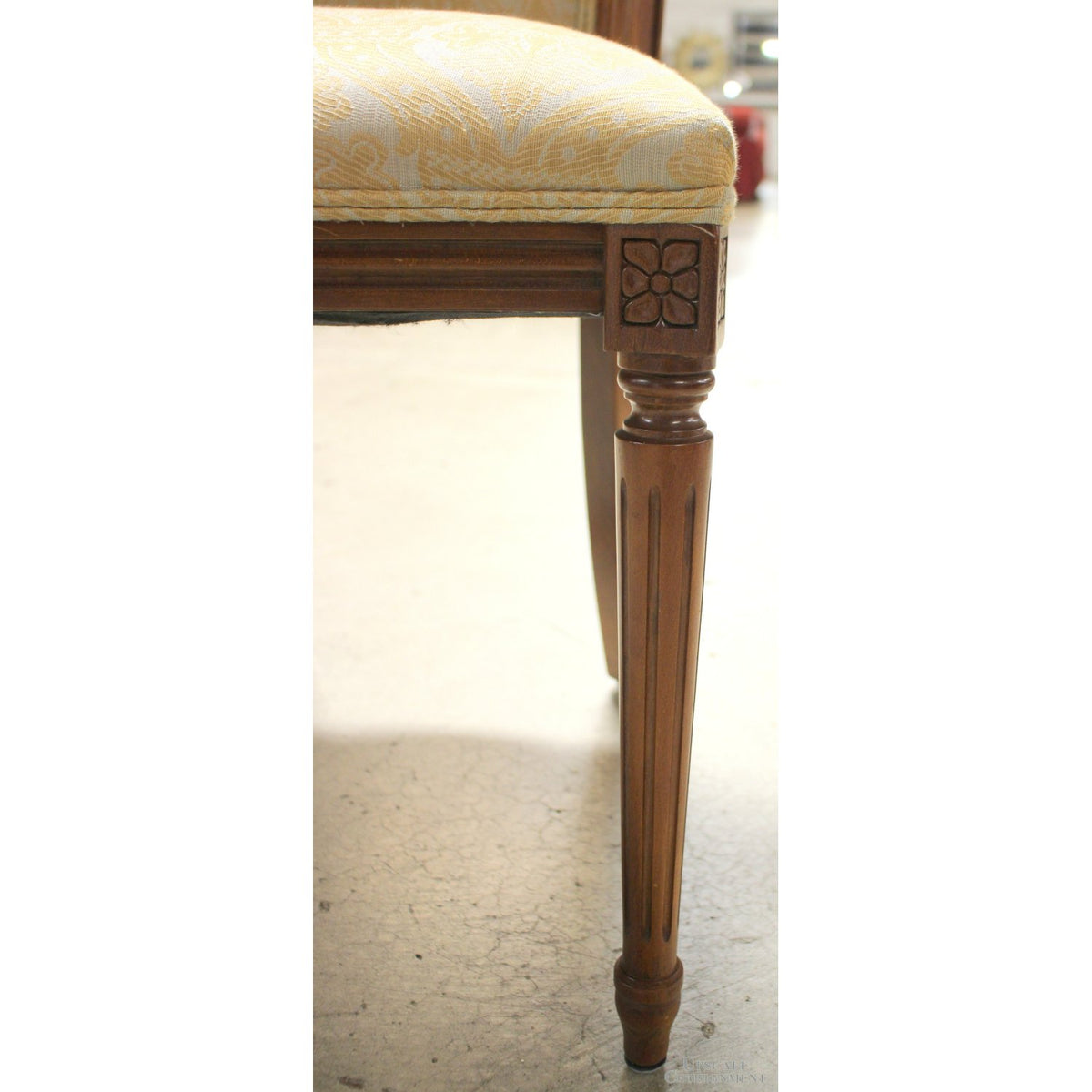 Harris Marcus Home Writing Desk Chair w/Gold Print