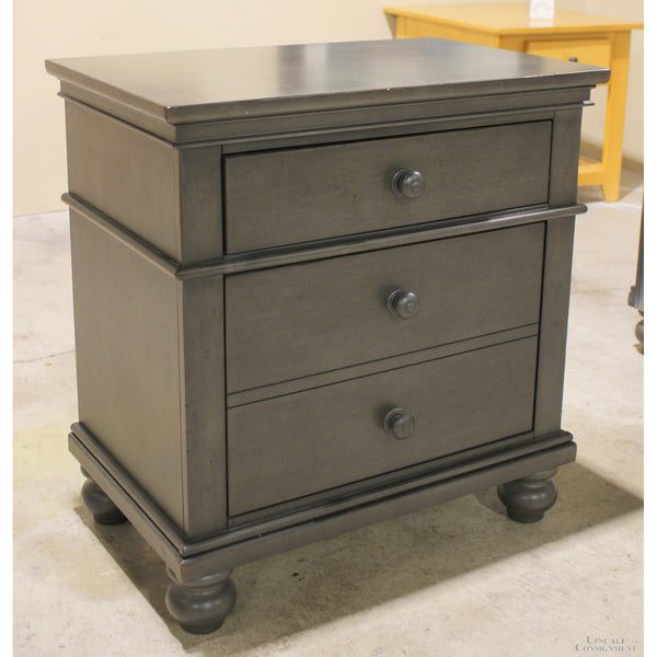 Aspenhome Gray Nightstand w/Electrical Hookup