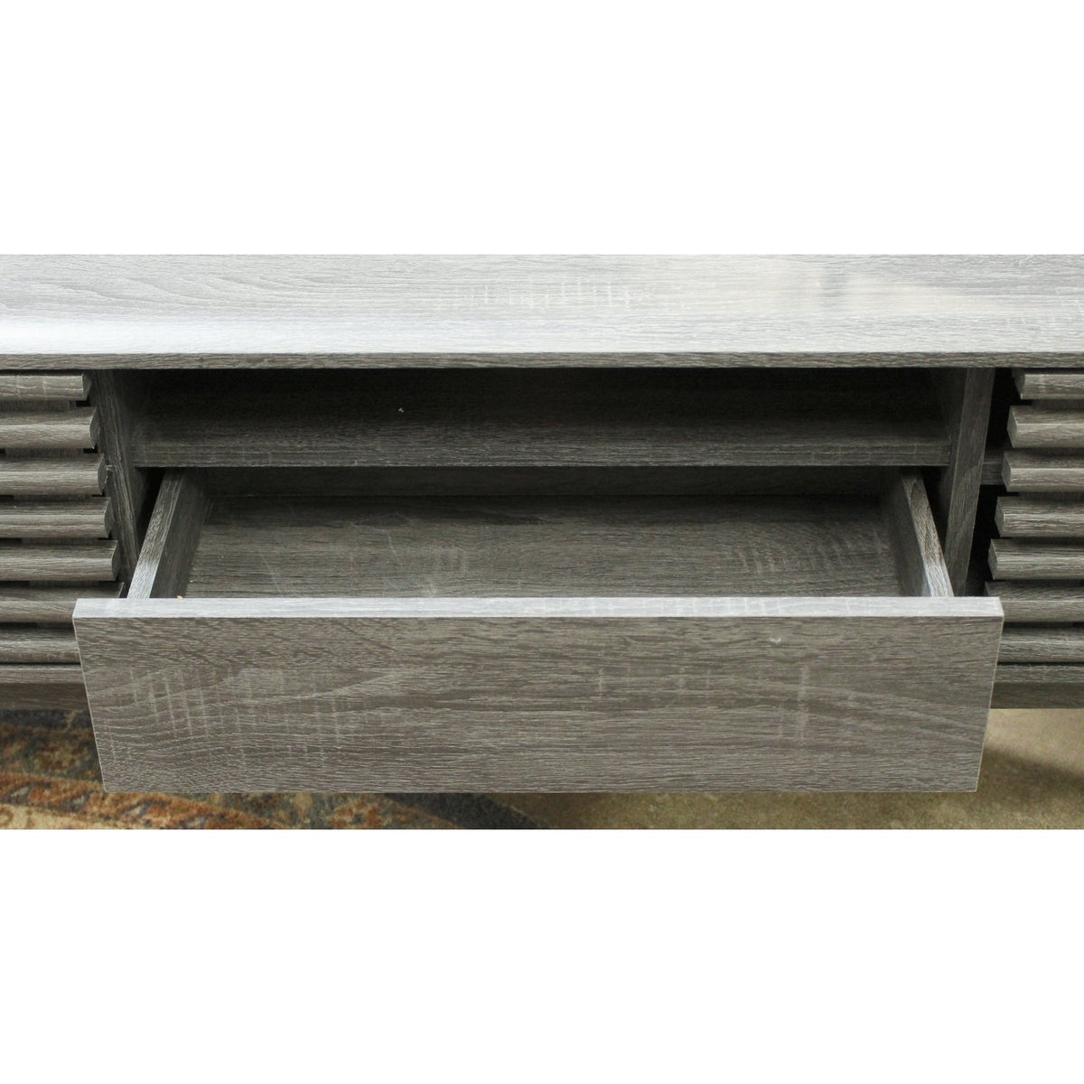 Modern Gray Media Console