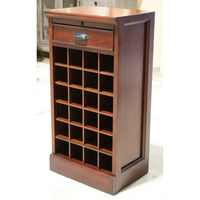 Wine Cabinet w/Drawer & Slide-Out