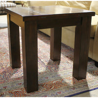 Coaster Furniture Rustic Square End Table