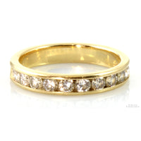 .75ctw Diamond 14K Yellow Gold Ladies Wedding Band