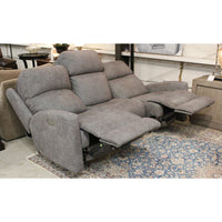 Salt & Pepper Dual Power Reclining Sofa