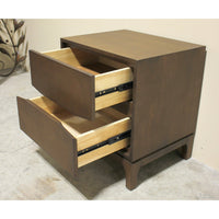 Modern 2 Drawer Nightstand