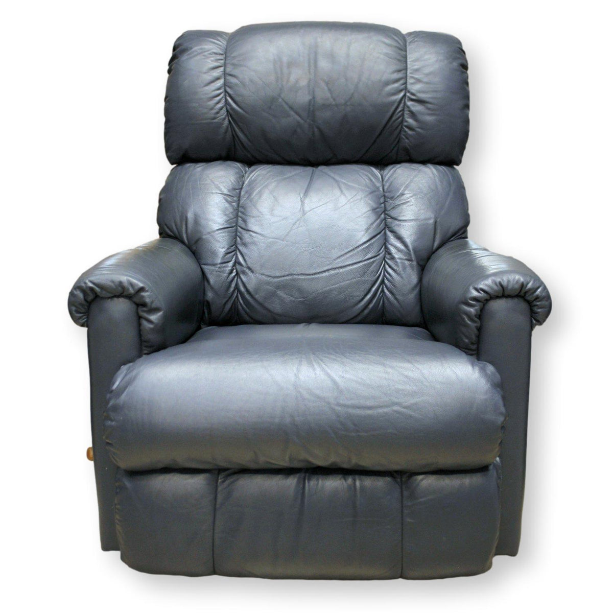 La-Z-Boy Blue Leather Rocking Recliner