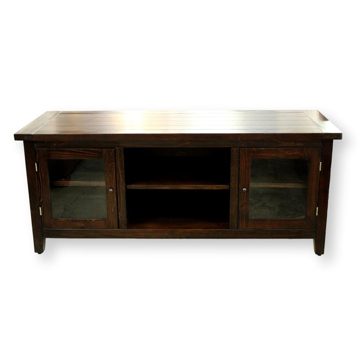 World Market Dark Pine Media Console