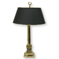 Brass Column Table Lamp