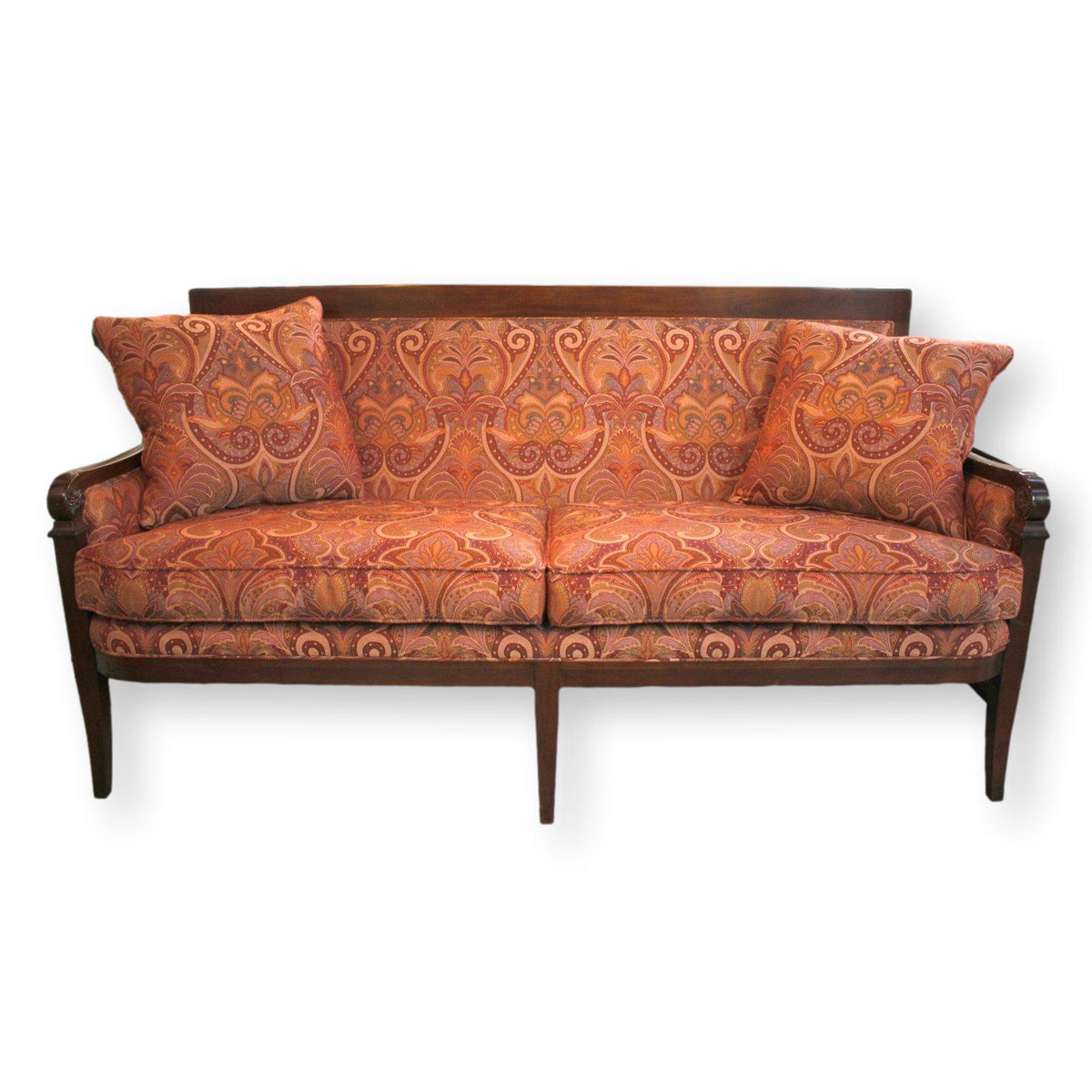 Baker Furniture 'Milling Road Collection' Red Sofa