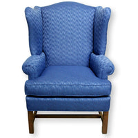 Blue Wingback Chair