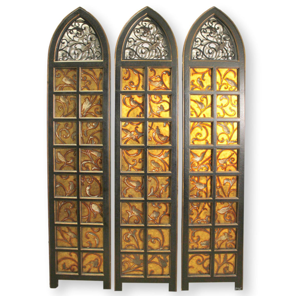 Set/3 Decorative Hanging Arched Wall Panels