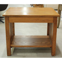 Oak Mission Style End Table