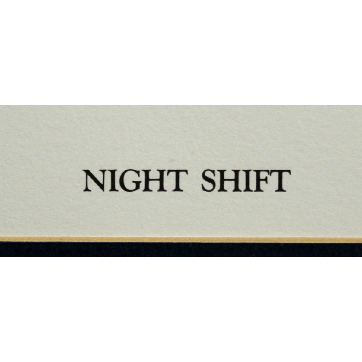 Signed Limited Edition Print 'Night Shift' By Vivi Crandall
