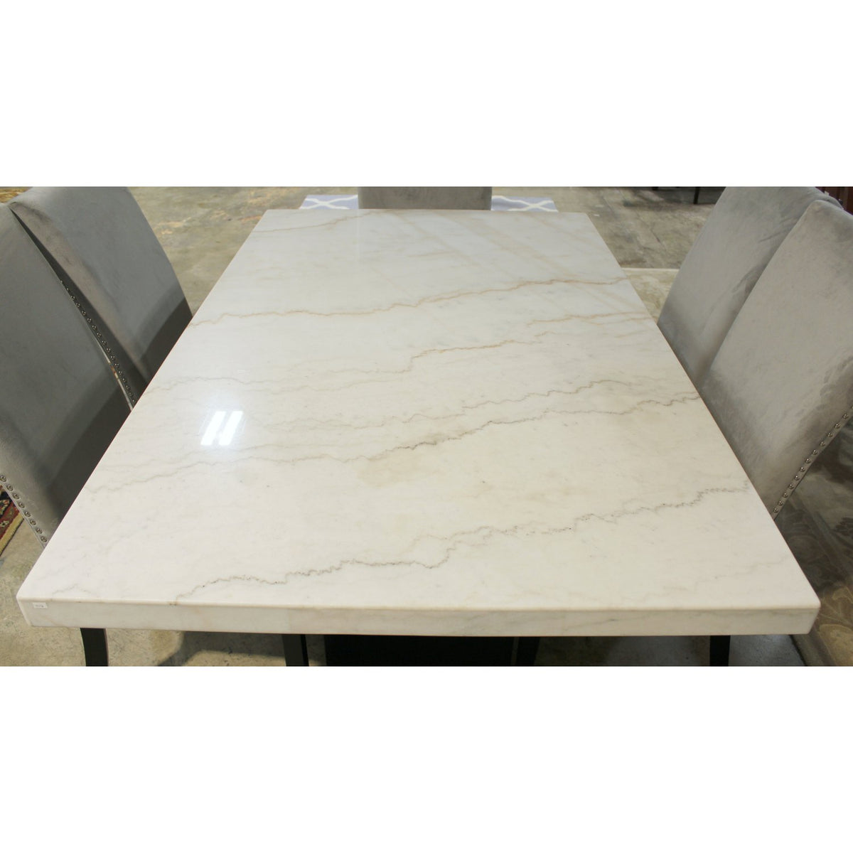Marble Top Dining Table w/6 Chairs