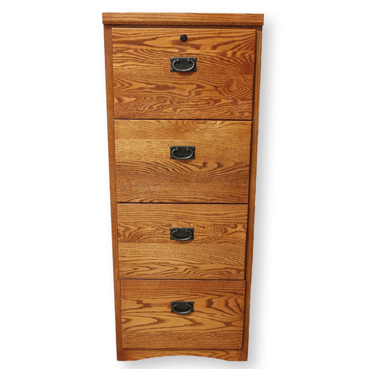 Aspen Furniture 4 Drawer Oak File Cabinet