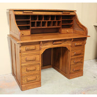 Oak Roll Top Desk