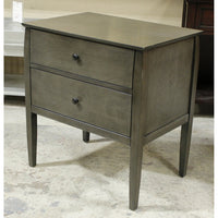 Crate & Barrel 2 Drawer Nightstand