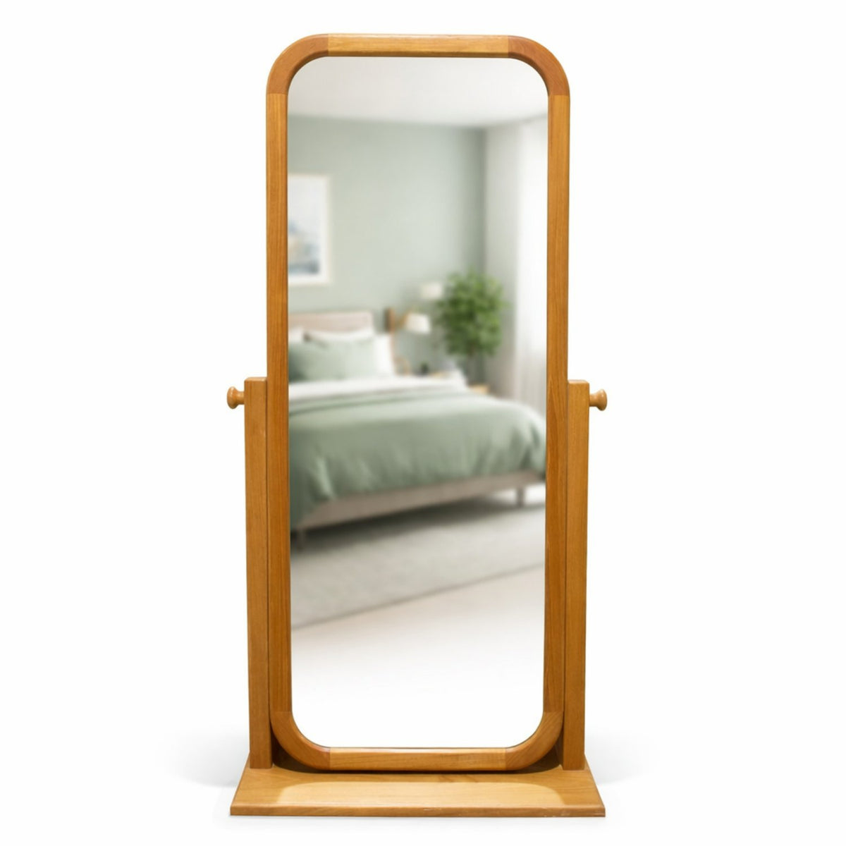 Oak Cheval Mirror