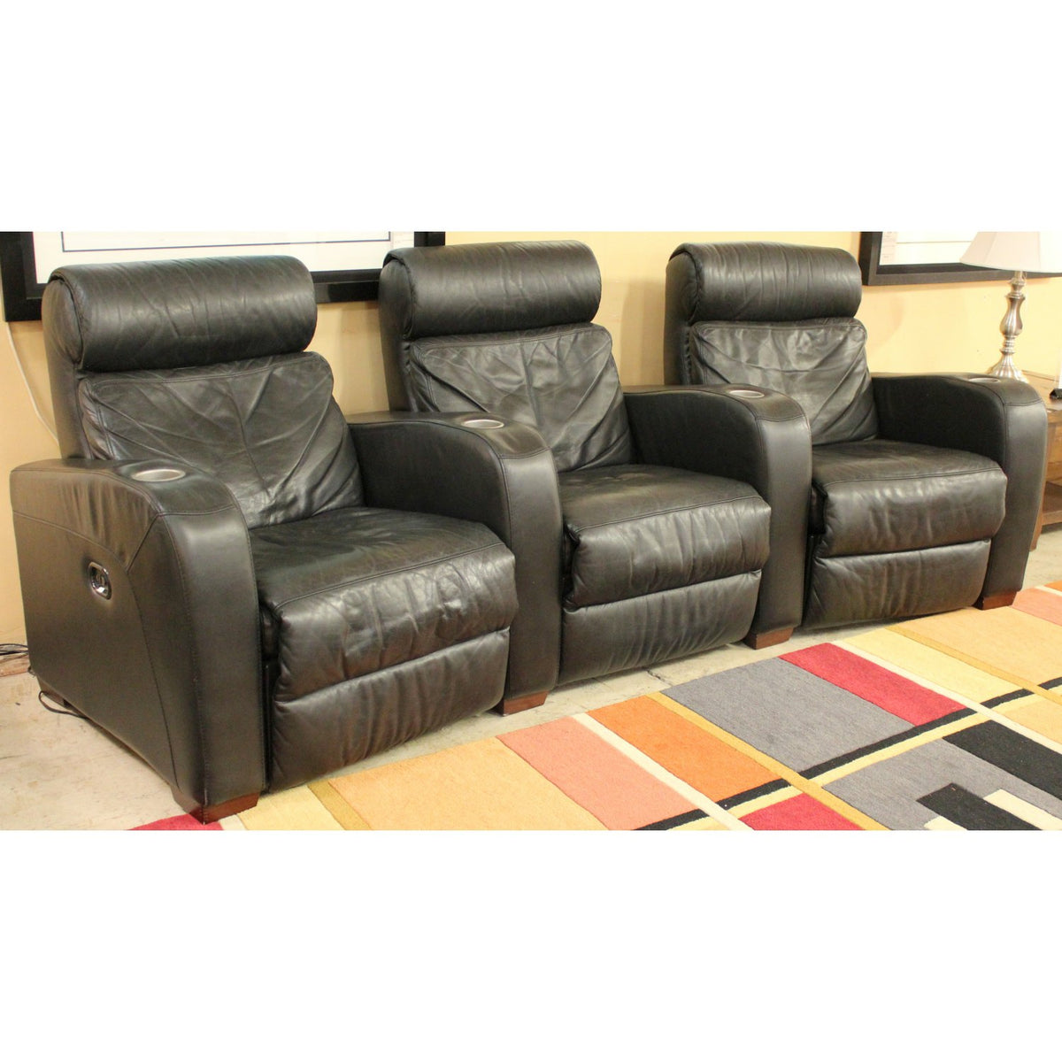 3 Seater Theater Power Recliners
