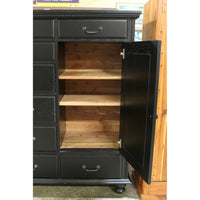 Restoration Hardware Black 10 Drawer Combination Chest