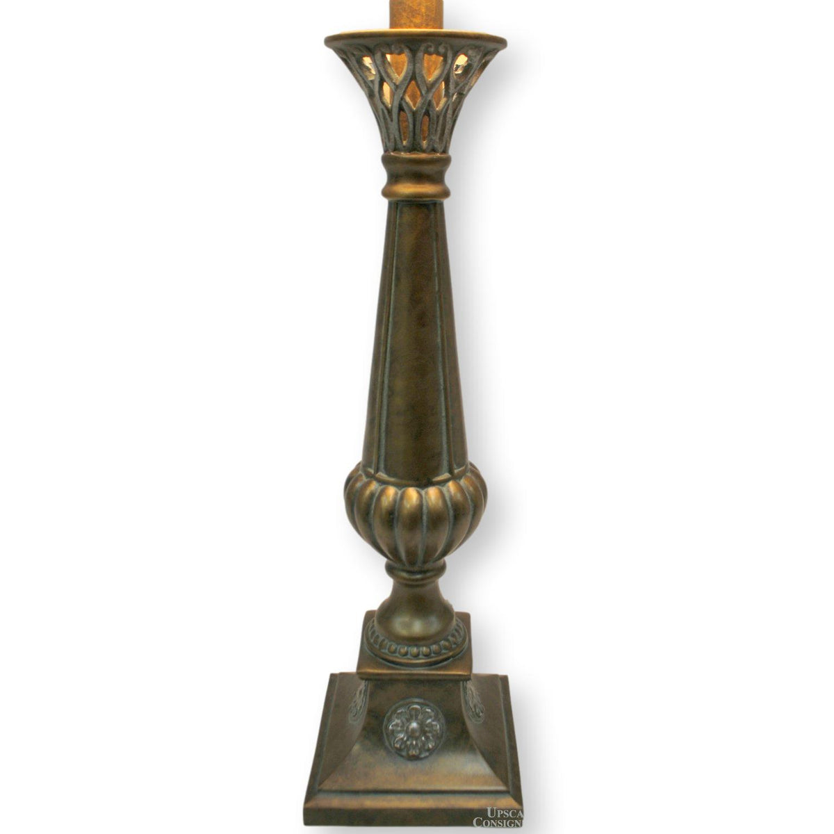 Ethan Allen Bronze & Gold Table Lamp