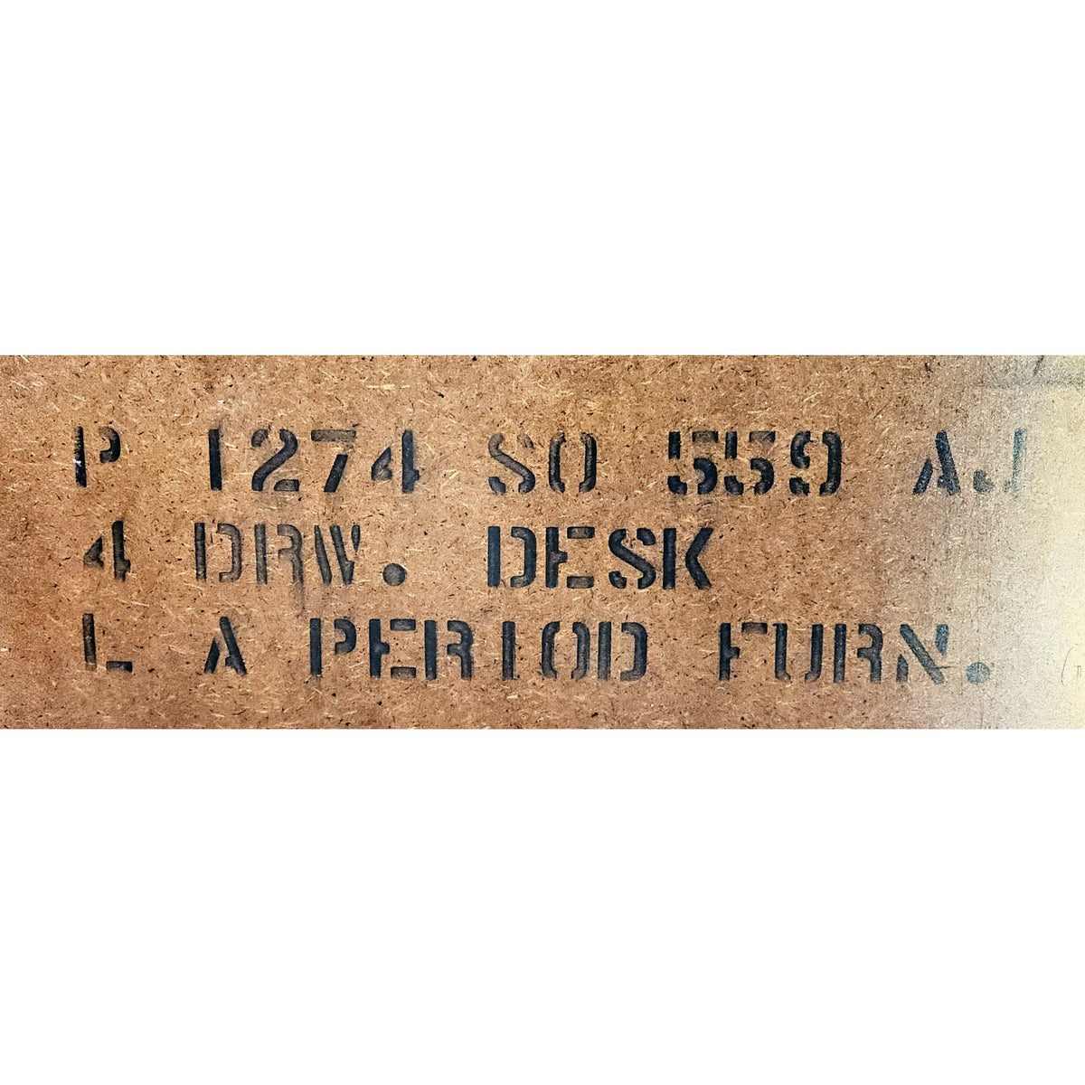 L.A. Period Oak Single Pedestal Desk