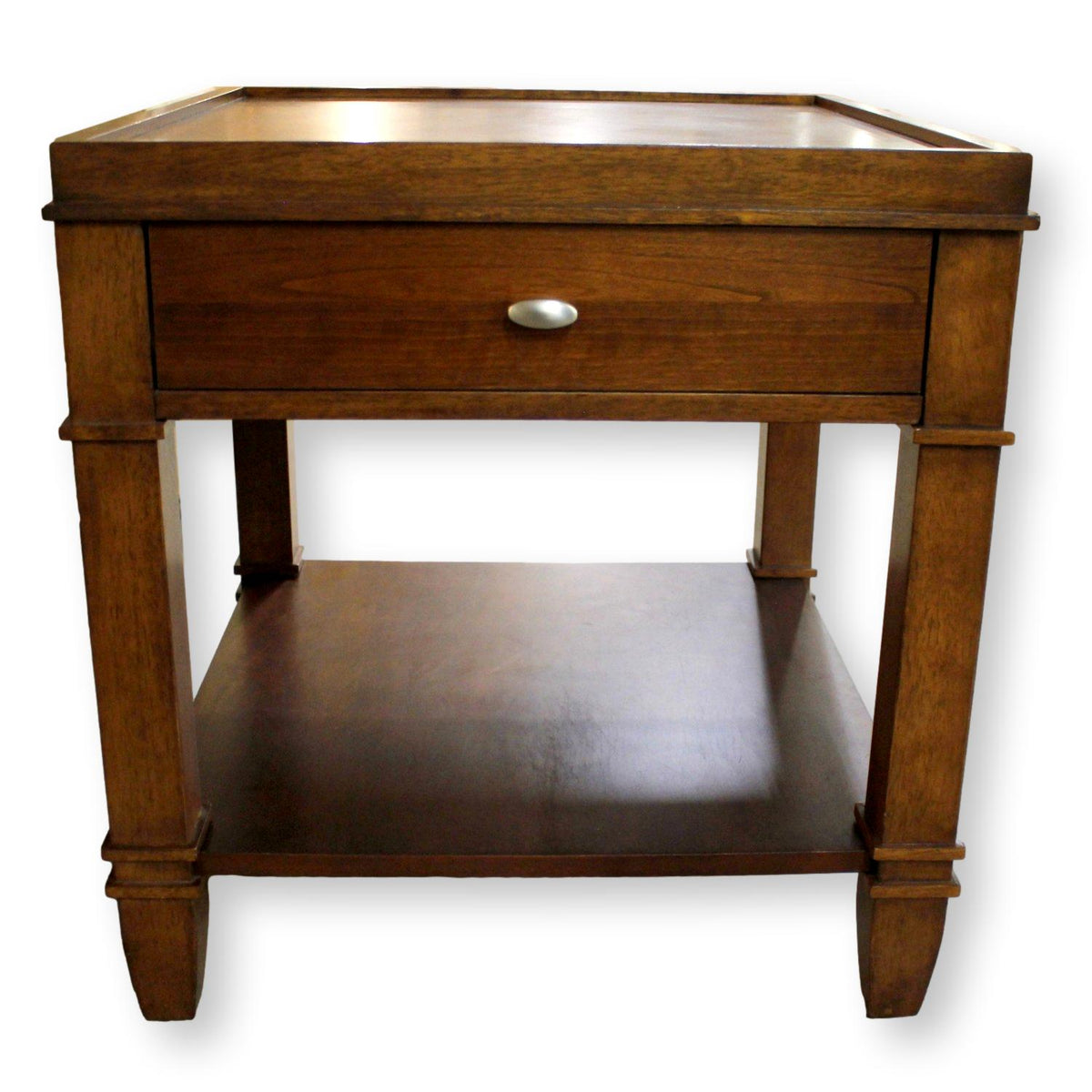 Mahogany End Table w/Drawer