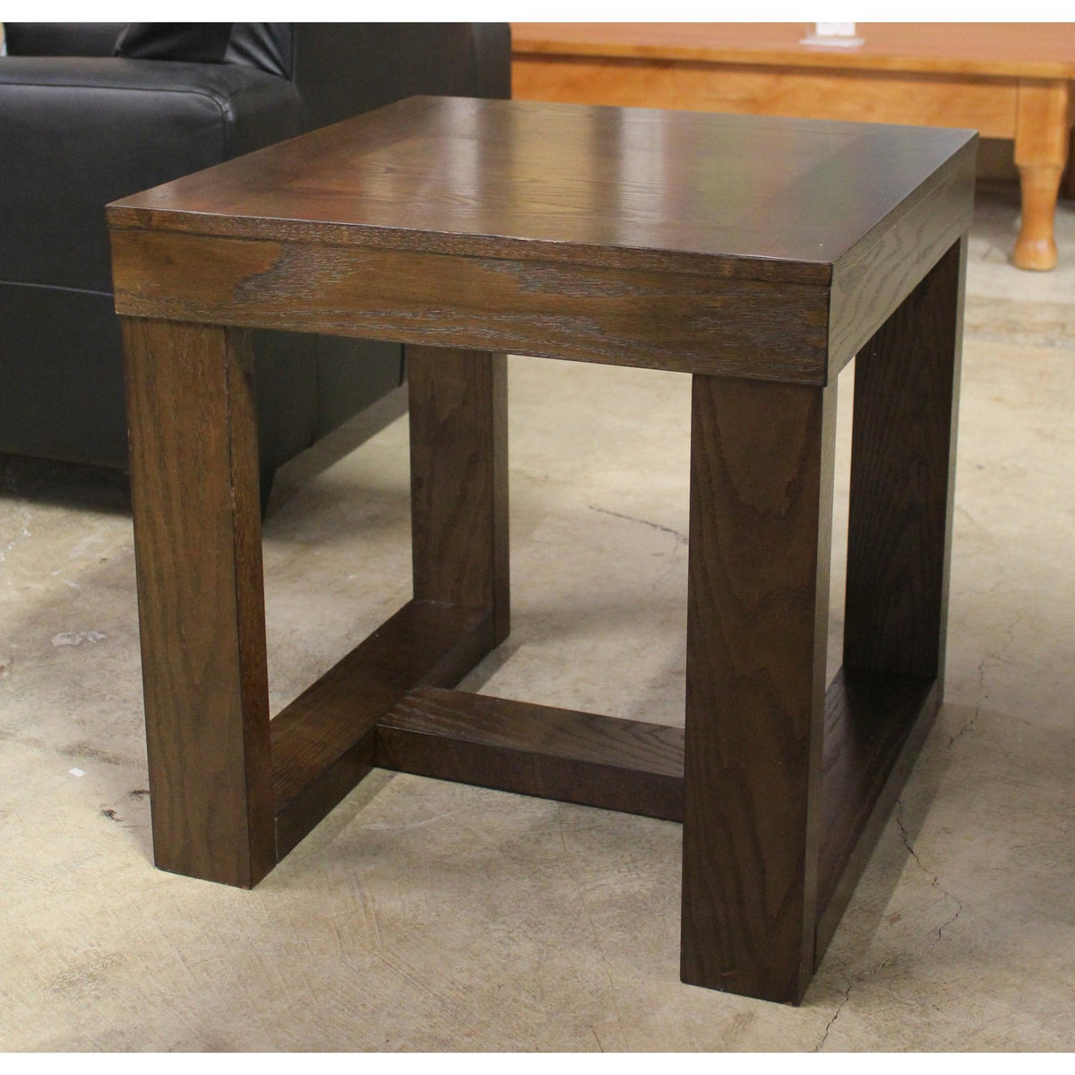 Ashley Dark Oak Square End Table