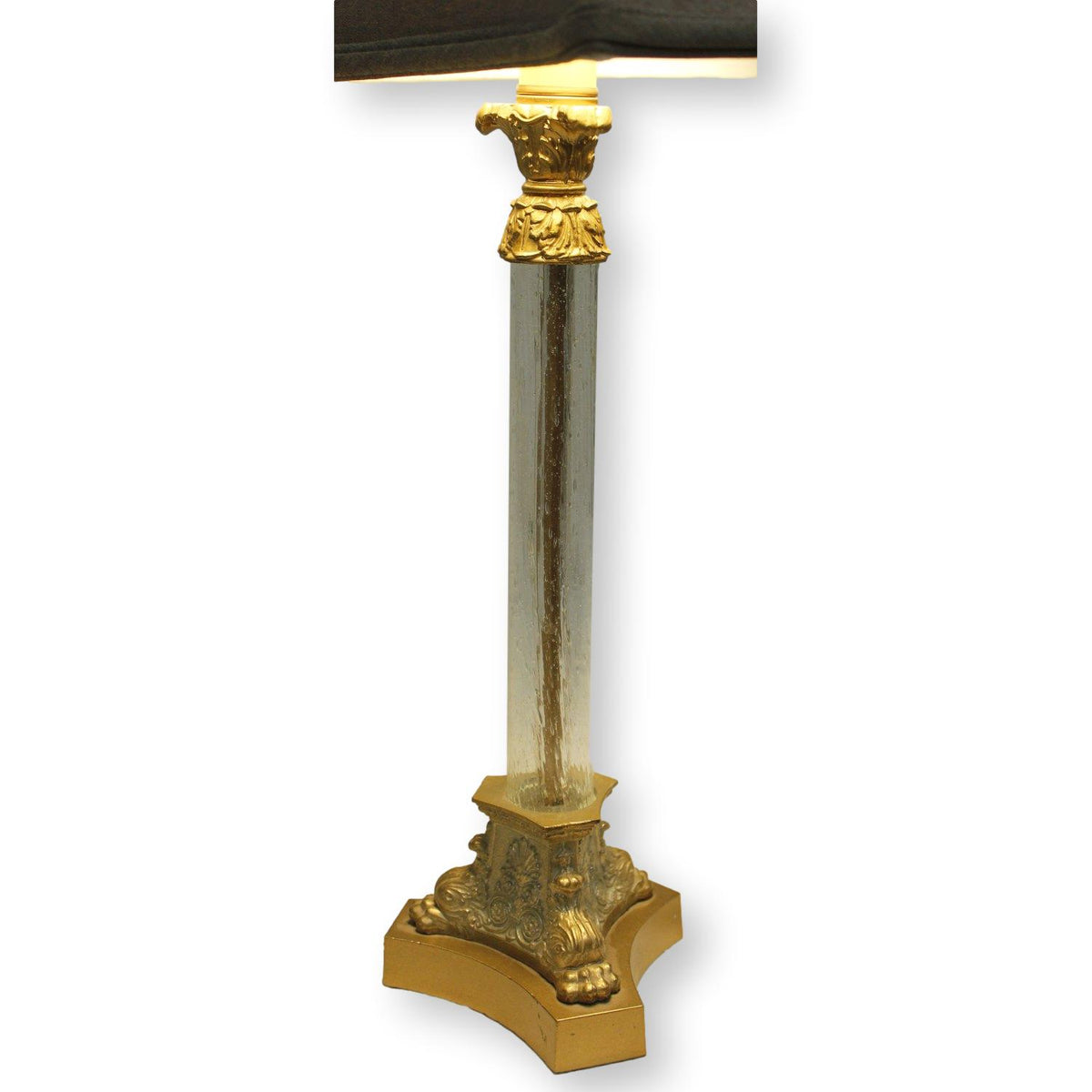 Seeded Glass Table Lamp