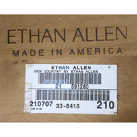 Ethan Allen 'New Country' Round Pedestal Accent Table