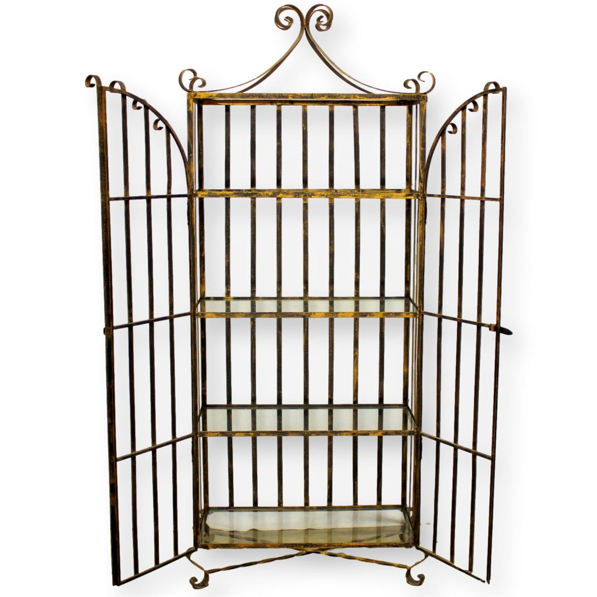 Italian Wrought Iron Wine Safe