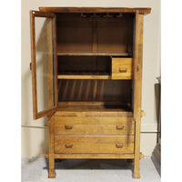 Indonesian Mahogany Wine Cabinet