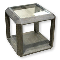 Restoration Hardware 'Grand Framed' Square Side Table