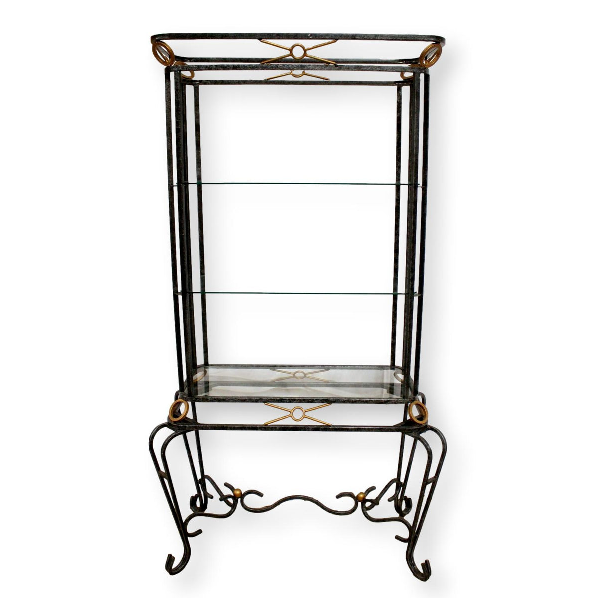 Metal & Glass Etagere